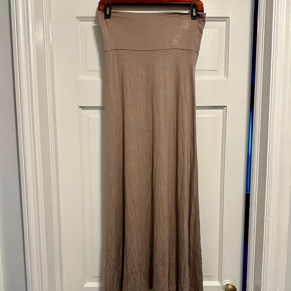Gray And Tan Maxi Skirts - image 2